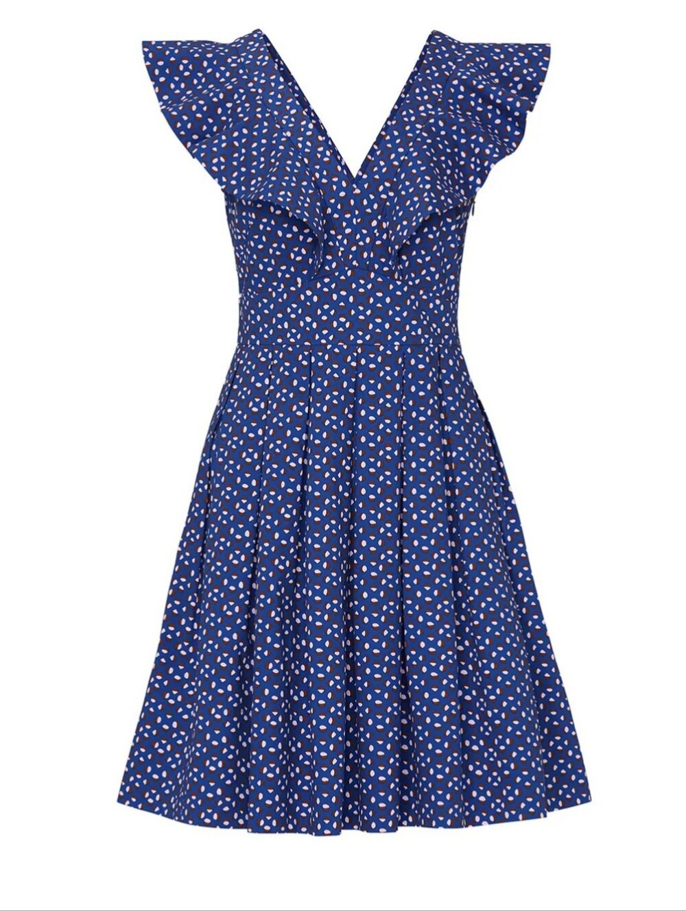 Kate Spade Geo Dot Poplin Dress Size 0